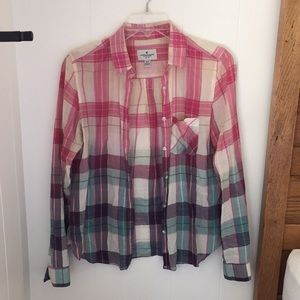 Ombré American Eagle Summer flannel